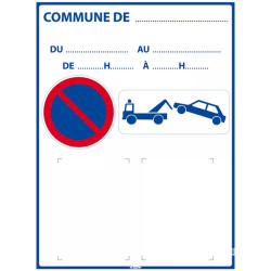 AFFICHAGE D'ARRETE MUNICIPAL 800X600mm TALIAPLAST 620014