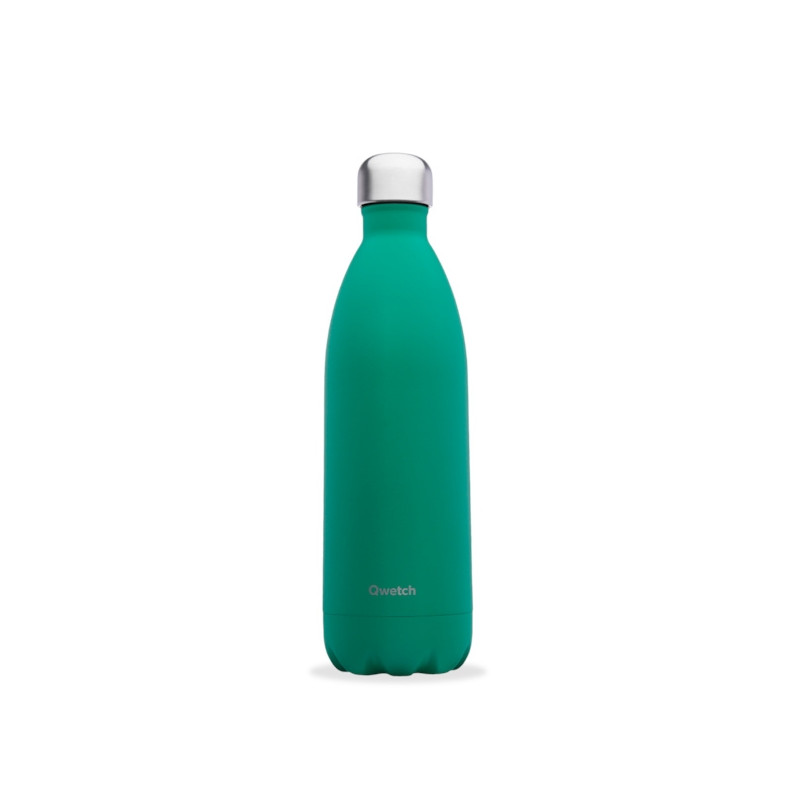 Bouteille isotherme inox matt vert 1L