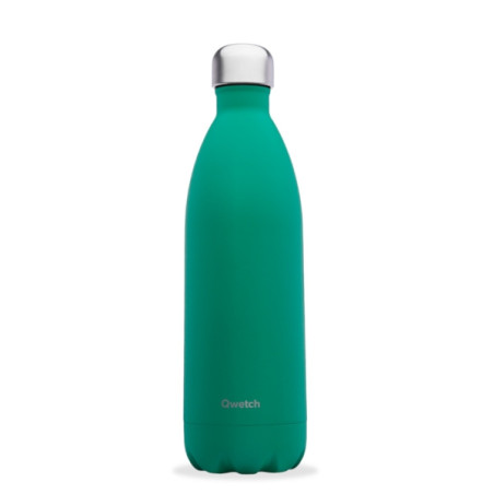 Bouteille isotherme inox matt vert 1L
