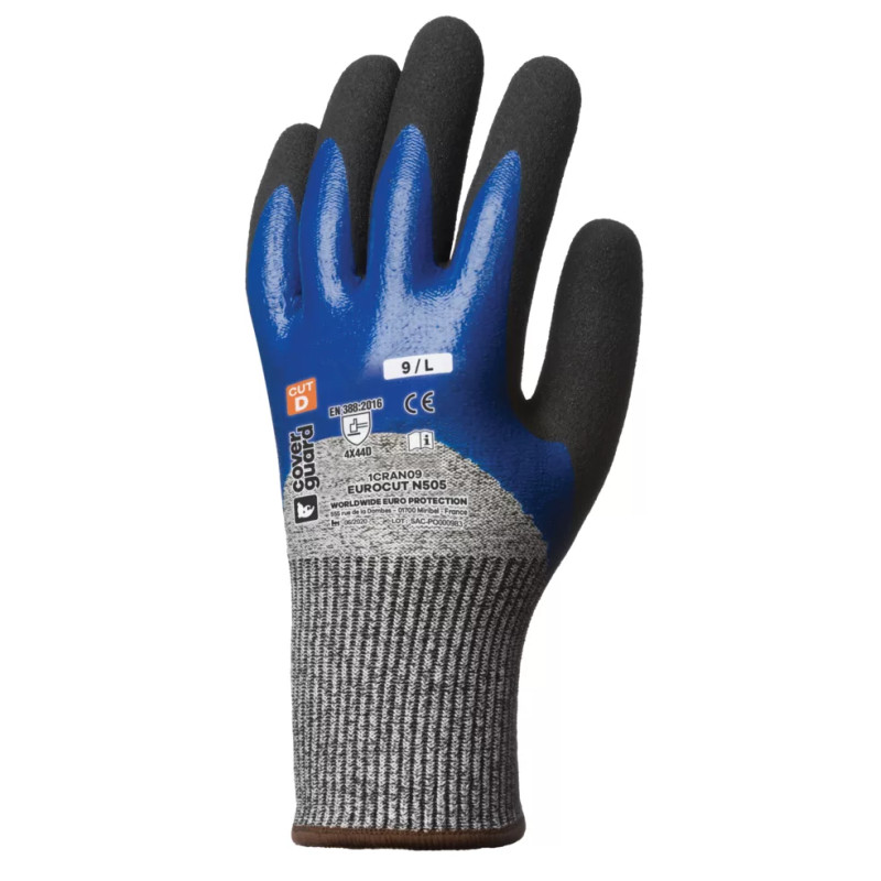 GLOVE EUROCUT N505 nitrile T10/XL Coverguard
