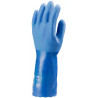 GANTS PVC BLEU 35CM - Taille 10