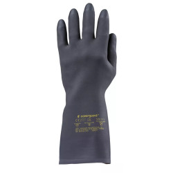 Gants néoprène noir flocké 5300 - Taille 10