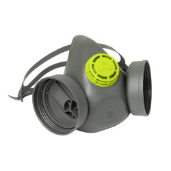 MASQUE POUSSIERE CAOUTCHOUC A 2 FILTRES