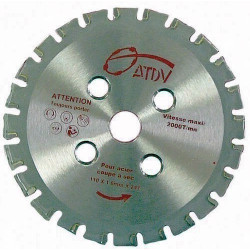 DISQUE D 110 CARBURE 24 D POUR GR 20 ICS
