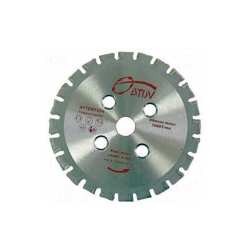 DISQUE D 110 CARBURE 24 D POUR GR 20 ICS DISQUE D 110 CARBURE 24 D POUR GR 20 ICS