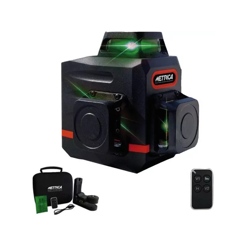 LASER 3 TETE METRICA VERT + COFFRET +