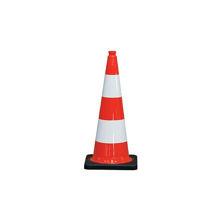 CONE PLASTIQUE FLUO 30CM 350 G
