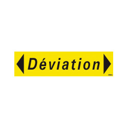 PANNEAU DEVIATION 800X200mm (PP ALV