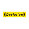 PANNEAU DEVIATION 800X200mm (PP ALV
