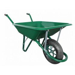 Brouette de chantier avec roue brouette increvable