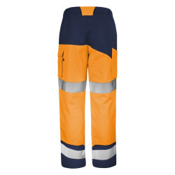 PANTALON FLUOSAFE XP ORANGE/MARINE T.3