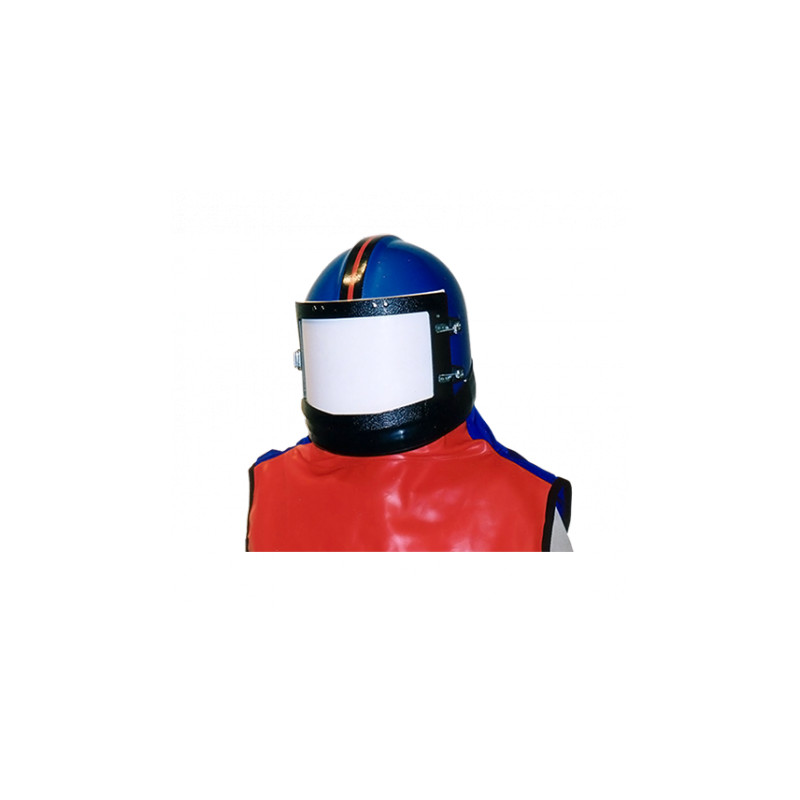 Visière de protection pour casque de sablage