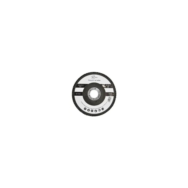 DISQUE D 125 LAMELLE GR 40 ACIER
