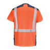 T-shirt haute visibilité​ GHARBI HV ORANGE/MARINE T.XL Cepovett