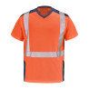 T shirt haute visibilité pas cher​ GHARBI orange/marine T.2XL