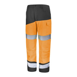 Pantalon haute visibilité orange / gris - taille 44 Cepovett