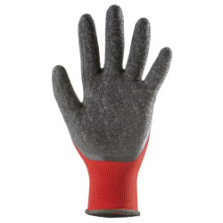 Gants EUROLITE 13L850 J13 PE rouge end. latex noir *CAR* T9 - Coverguard
