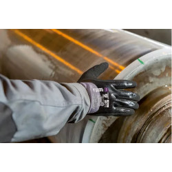 Gants EUROLITE 15N505 J15 dble end. nit paume+3/4 dos T10 Coverguard