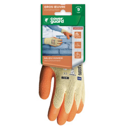 Gants EUROSTRONG 10L800 J10 end. latex orange *CAR* T9