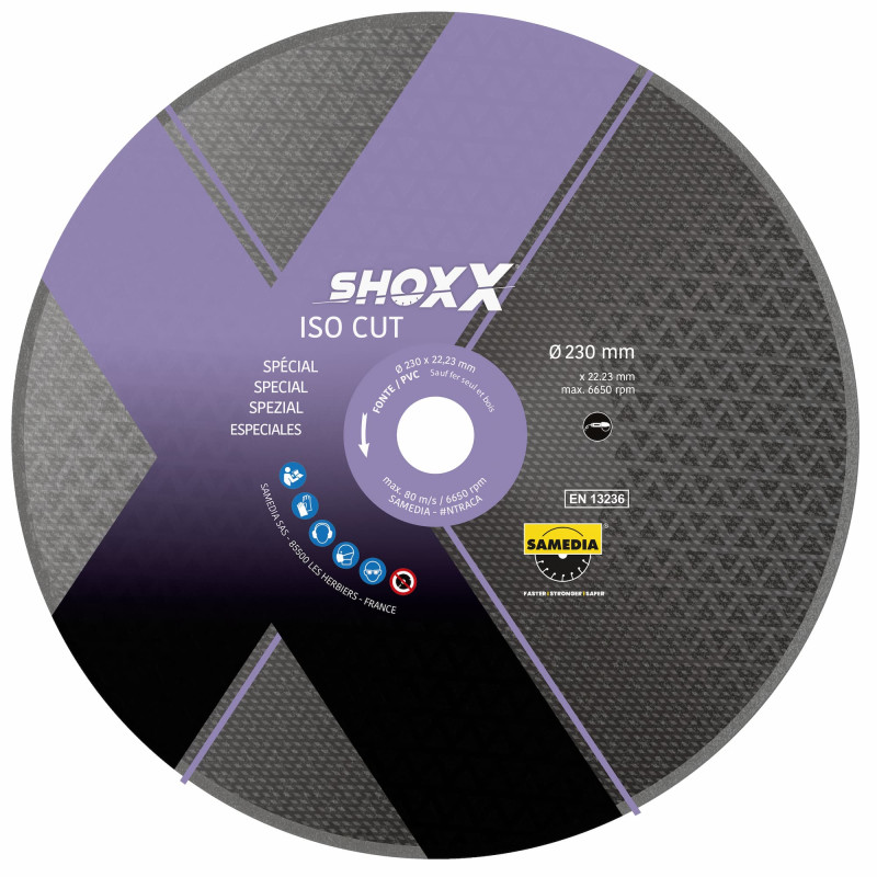 Disque 230 Shoxx ISO CUT - Samedia 313344001