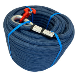 Corde à poulie bleu D22 - 40 m