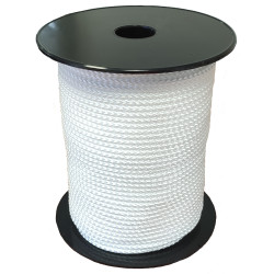 Drisse Nylon D 3,0 mm - Bobine de 200 m Blanche