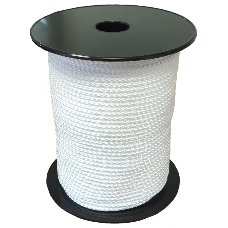 Drisse Nylon D 3,0 mm - Bobine de 200 m Blanche Drisse Nylon D 3,0 mm - Bobine de 200 m Blanche
