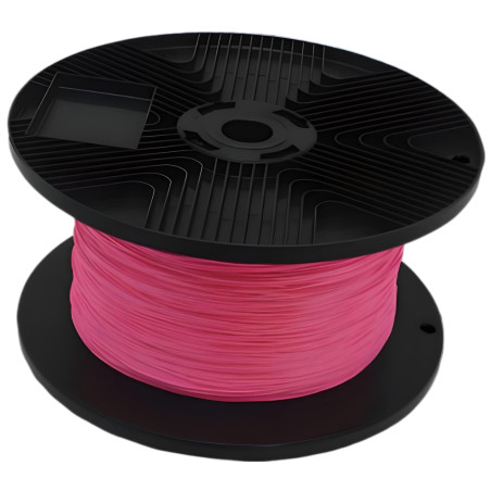 Drisse nylon D 2,5 mm - Bobine de 100 m fluo rose