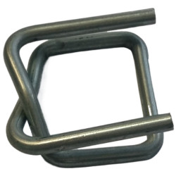 Boucles en Acier Galvanisé 16 mm - Boîte de 1000