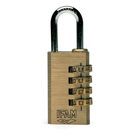 CADENAS COMBINAISON C40R - 4 CHIFFRES LAITON