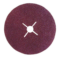 Disques fibre corindon gr 80 lot de 5 multi-usages Leman  18752
