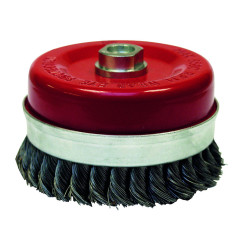 BROSSE CONIQUE D80 M14 FIL 0.5 ACIER TORSADÉ