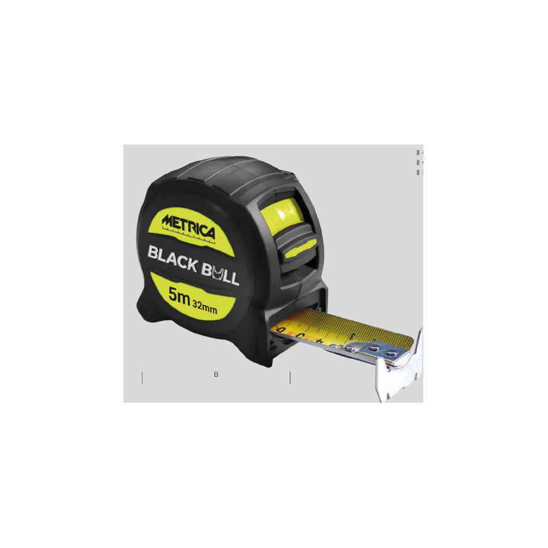 Mètre Ruban METRICA BLACK BULL 8m