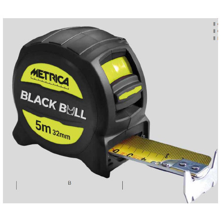 Mètre Ruban METRICA BLACK BULL 8m