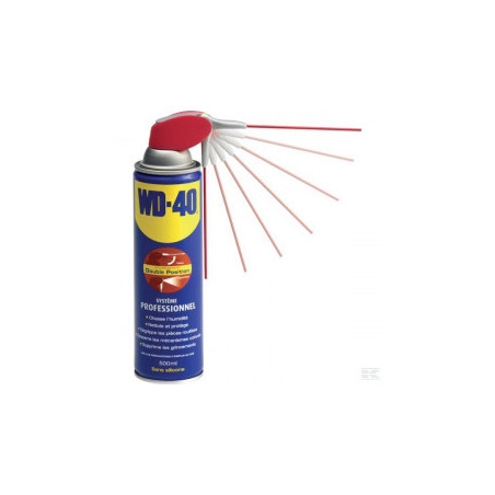 Huile WD-40 dégrippant en bombe de 500 ml