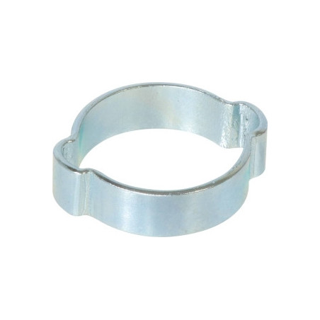 Collier à oreilles en acier zingué W1 - Diamètre 17-20mm