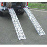 Jeu de 2 rampes en aluminium pliables