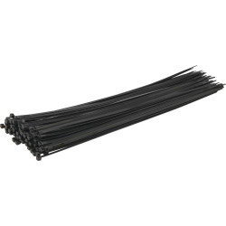 100 colliers nylon 48X380 black