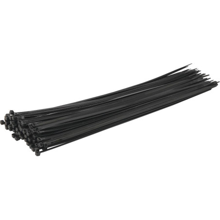 100 colliers nylon 48X380 black