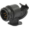 Adaptateur Auto 13 B Male - 7 B Femelle